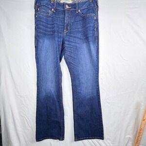 Ariat REAL Denim Womens 32S Dark Wash Bootcut Jeans Mid Rise Stretch 10011686